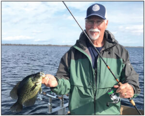 Off Shore’s OR36 series Tadpole Divers work great for pulling small crankbaits, jigs and spinner rigs for open water crappie trolling. Dale Voice caughtthis slab on the St. John’s River in north central Florida.